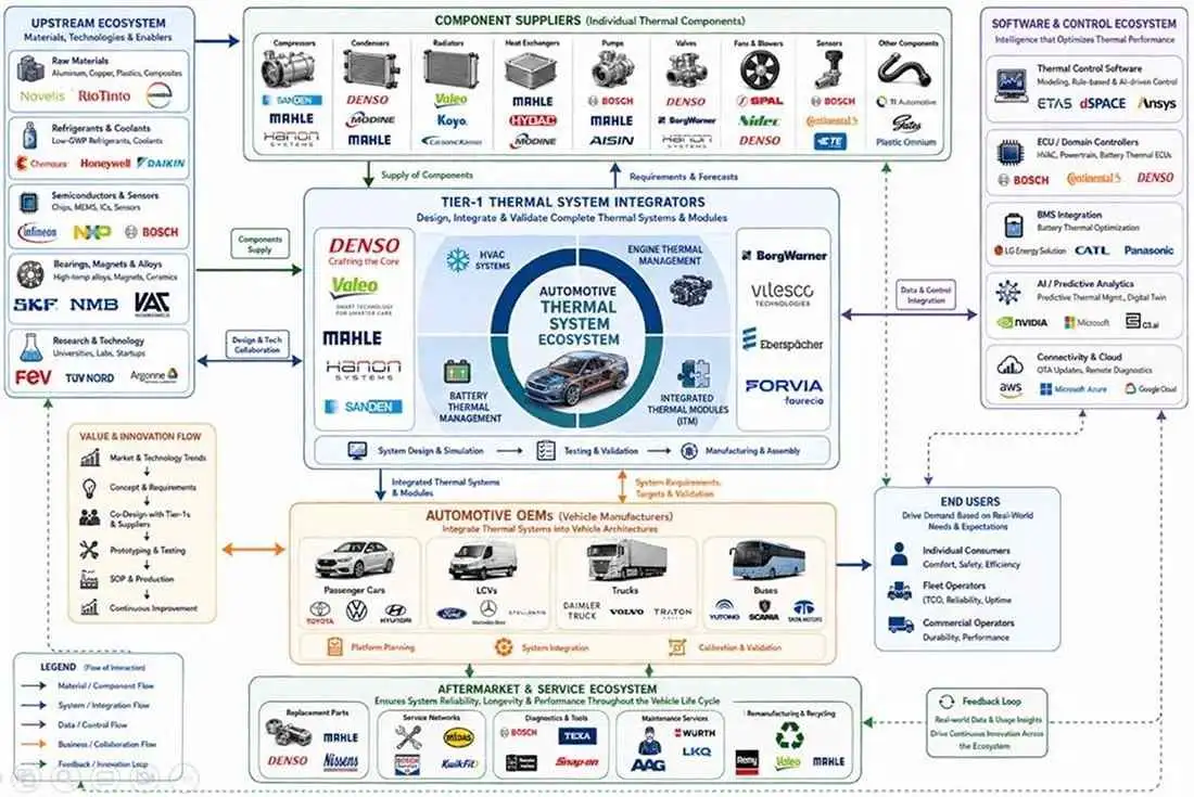 automotive-thermal-management-market Ecosystem