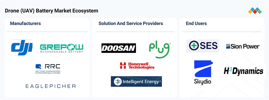 drone-battery-market Ecosystem
