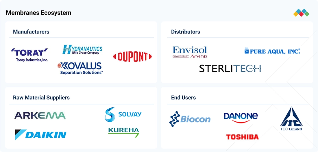 membranes-market Ecosystem