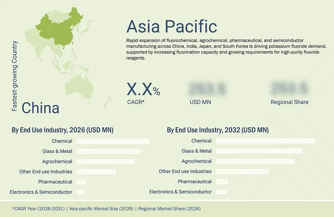 potassium-fluoride-market Regional CAGR, Size, Share potassium-fluoride-market Region